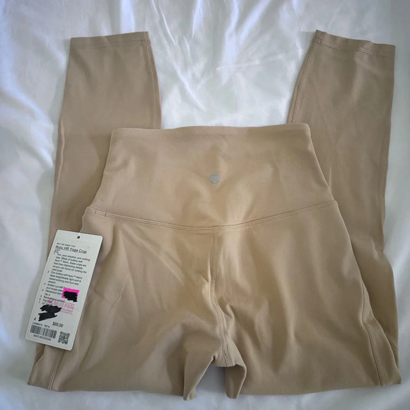 🆕🧡 Lululemon Nulu High Rise Yoga Crop 23” - Pecan Tan - Picture 8 of 12